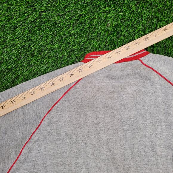 Vintage Champion OSU Track Jacket Large 22x26 Crop Ringer - Picture 3 of 12